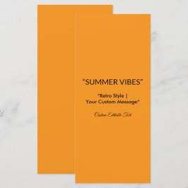 Retro Orange Struktur – Sommarstämning Konst Meny