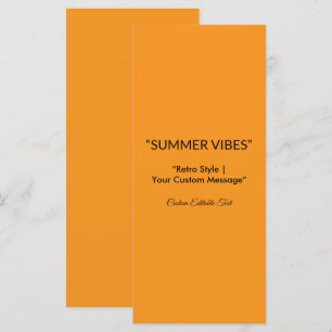 Retro Orange Struktur – Sommarstämning Konst Meny
