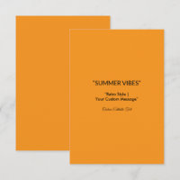 Retro Orange Struktur - Summer Vibes Art