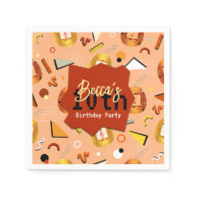 Retro Orange Tamagotchi Birthday