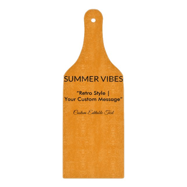Retro Orange Textur – Sommarstämning Konst (Framsidan)