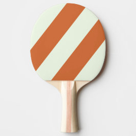 Retro Orange Tre Feta Ränder Pingisracket
