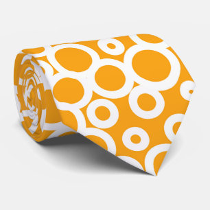 Retro Orange & White Polka Dot Mönster Slips