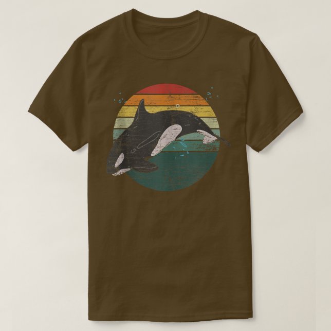 Retro Orca 2312  T Shirt (Design framsida)