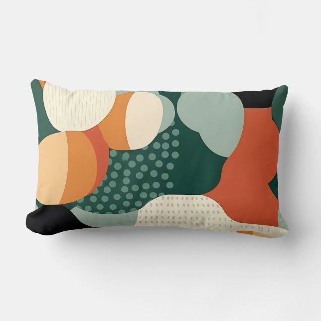 Retro Organic Pebble Pillow Lumbarkudde (Framsida)