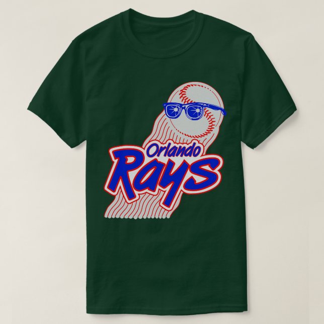 Retro Orlando Rays Baseball 1990 TShirt T Shirt (Design framsida)