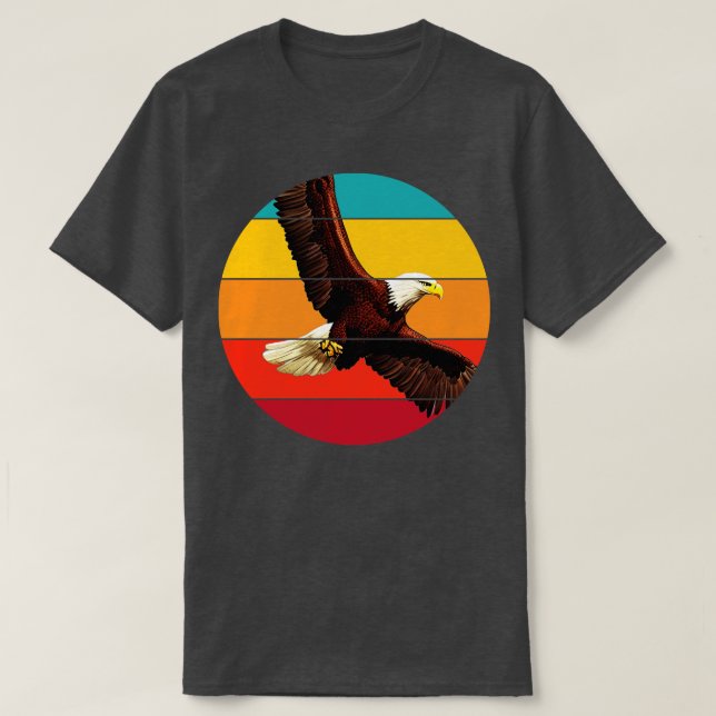 Retro Örn T Shirt (Design framsida)