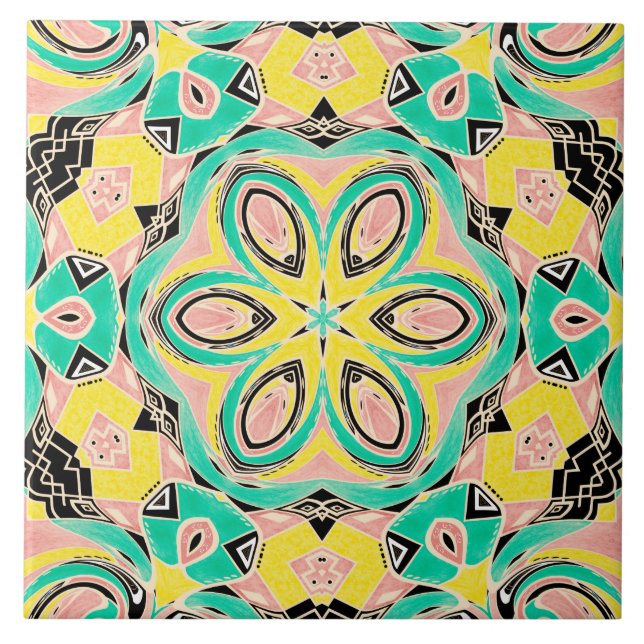 Retro-ornament Kakelplatta (Framsidan)