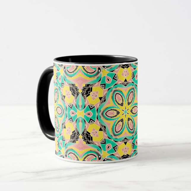 Retro-ornament Mugg (Framsida vänster)