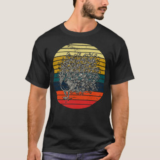 Retro Ornamental Bird Peacock T Shirt