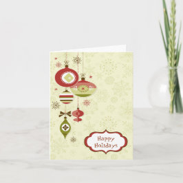 Retro Ornaments och Snö-Glad helg