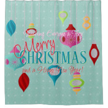 Retro Ornaments Teal-jul