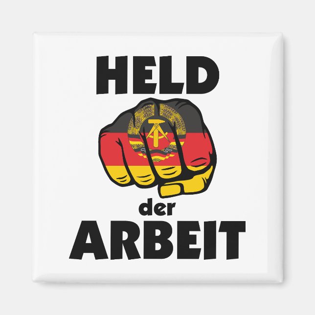 Retro Ostalgie DDR Held der Arbeit Magnet (Framsidan)