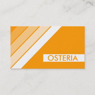 retro OSTERIA Visitkort