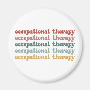 Retro OT-arbetsbehandling OT School Student Magnet