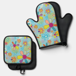 Retro Oven Mitt