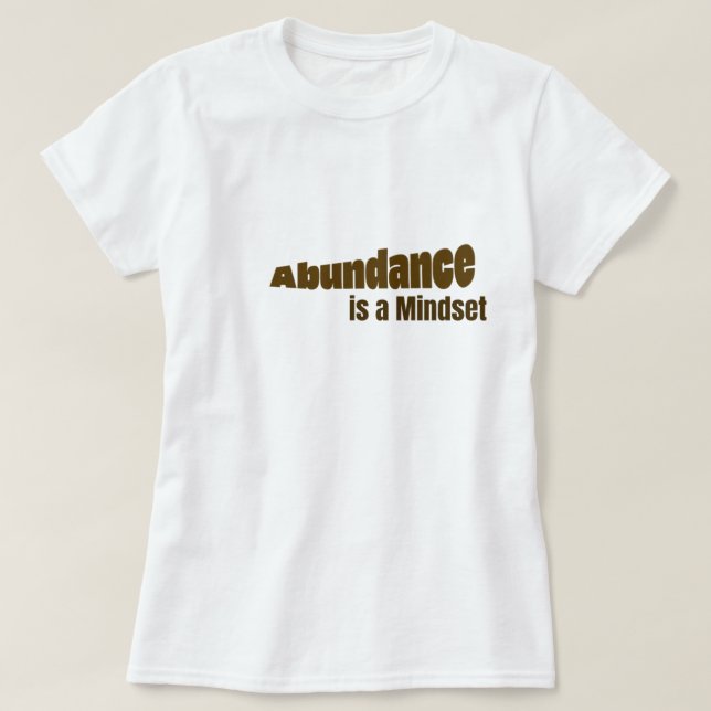 Retro Överflöd T-Shirt | Manifestation  (Design framsida)