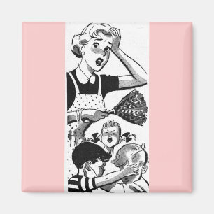 Retro-överväldigad Mamma Magnet