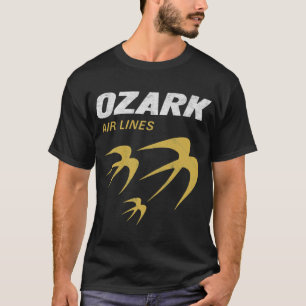 Retro Ozark Luft Linjer T Shirt