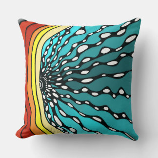 Retro på konsthantverk för solsprängskuddar för re kudde