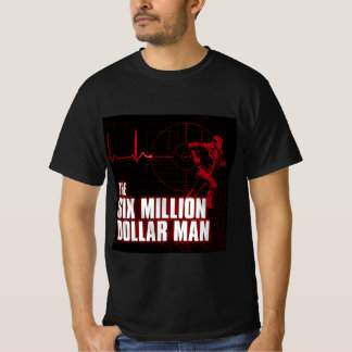 Retro på sex miljoner dollar konstverk t shirt