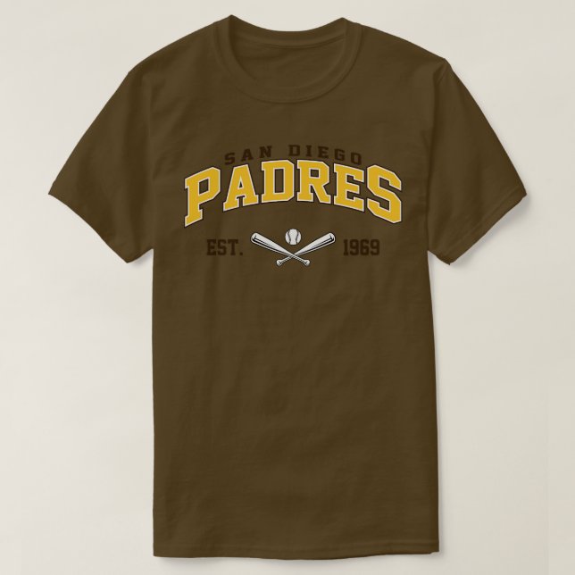 Retro Padres T Shirt (Design framsida)