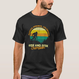 Retro Pagosa Vår Colorado Big foot Souvenir T Shirt
