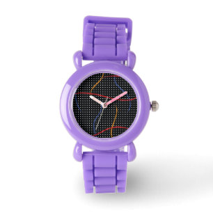 Retro Paint Splatter och punkter Armbandsur