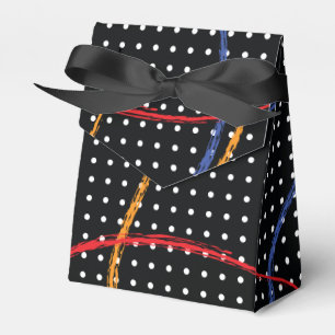 Retro Paint Splatter och punkter Presentaskar