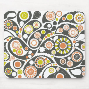 Retro Paisley Mönster Musmatta
