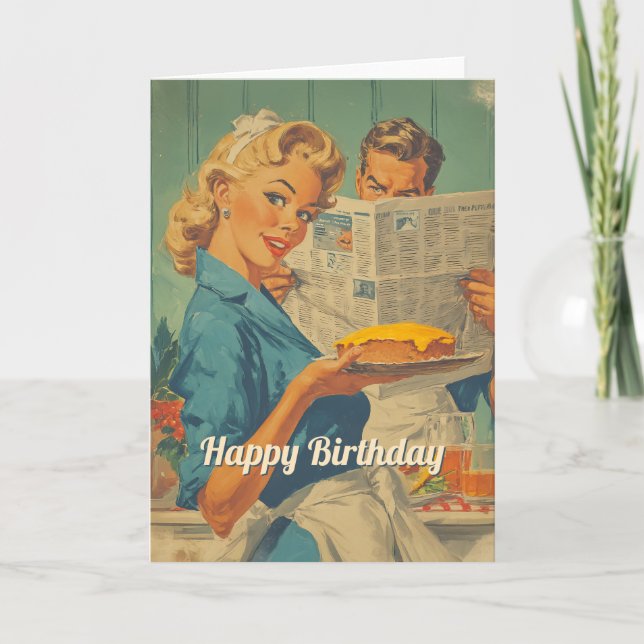 Retro paj och papperscharm inbjudan (Framsida)