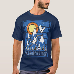 Retro Palisades Tahoe Ski Sunset T Shirt