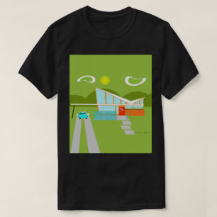 Retro Palm Spring husT-tröja T Shirt