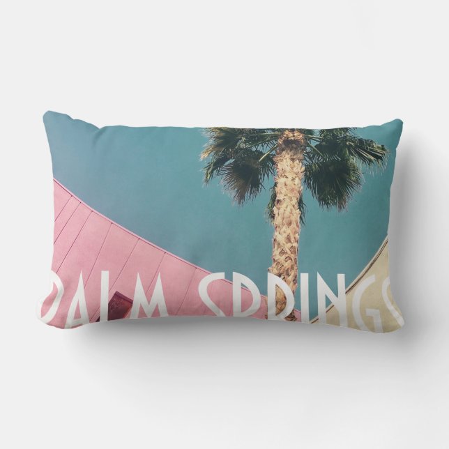 Retro Palm Springs Ländryggskudde Lumbarkudde (Framsida)