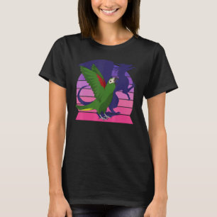 Retro papegoja I Drake I Skrikande Hahn's Ara T Shirt