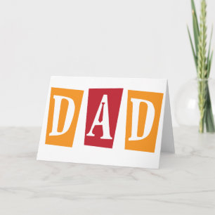Retro Pappa Kort