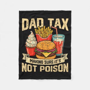 Retro Pappa Skatt Ser Till Att Det Inte Är Ison Ro Fleecefilt