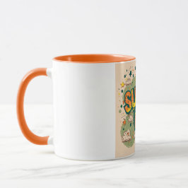 Retro Pappa Starry Cloud Mugg