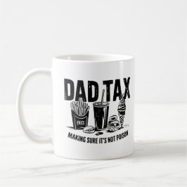 Retro Pappa Tax Distress Snack Art Kaffemugg