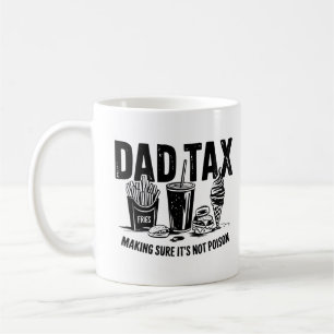 Retro Pappa Tax Distress Snack Art Kaffemugg