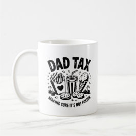 Retro Pappa Tax Distress Snack Art Kaffemugg
