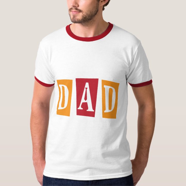 Retro pappa tee (Framsida)