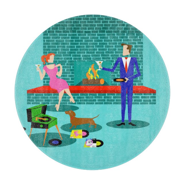 Retro-par med Hund skärningspunkt (Framsidan)