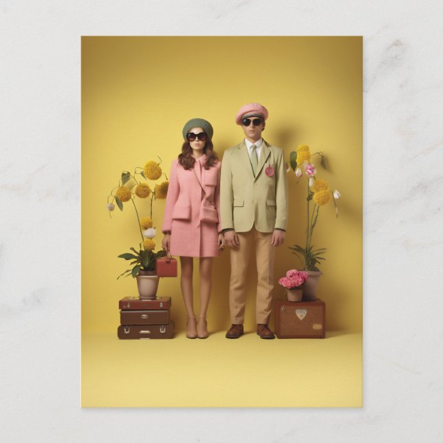 Retro par vykort (Framsida)