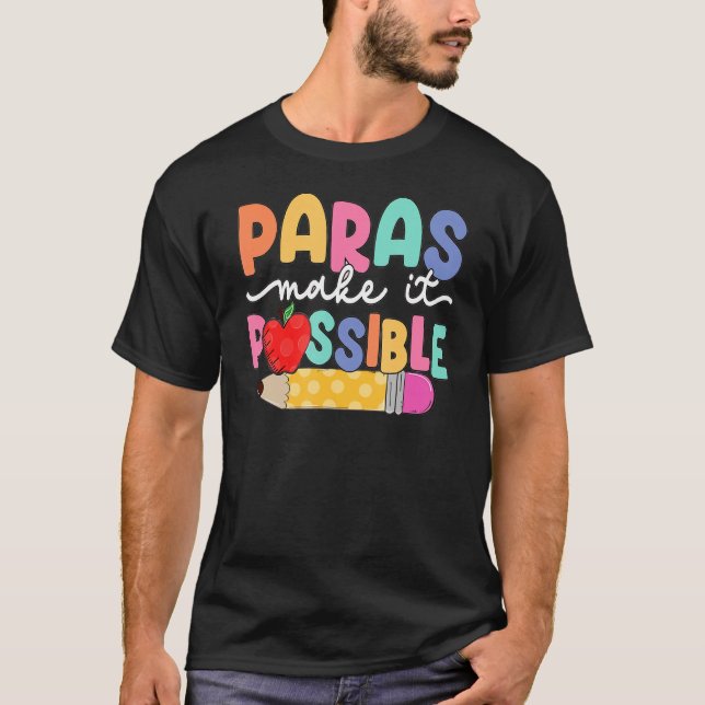 Retro Paras gör det möjligt att använda paraprofes T Shirt (Framsida)