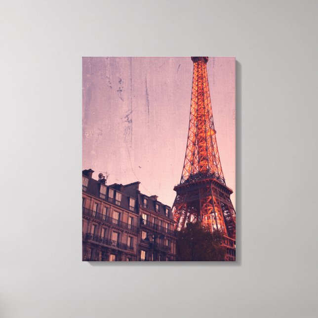 Retro Paris - Alltid en Bra IDA - Wrapped Canvas (Framsida)