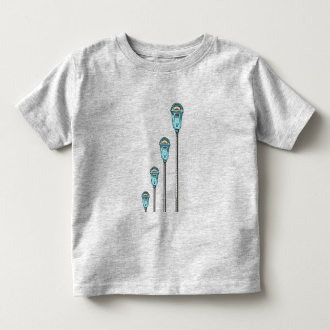 Retro parkeringsskylt t shirt (Framsida)