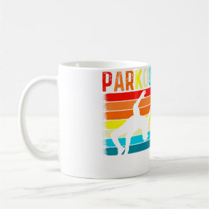 Retro Parkour Freerunning Gymnastik Parkour-presen Kaffemugg