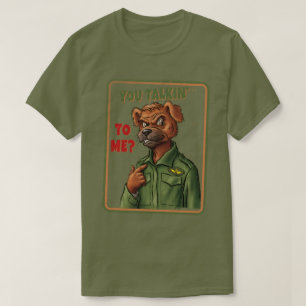 Retro Parodi Hund – Pratar du med mig? T Shirt