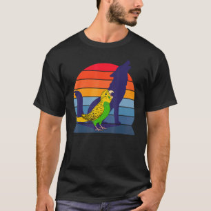 Retro Parrot I Howling Varg I Screaming Gult Bud T Shirt